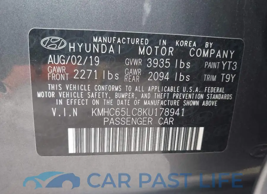 KMHC65LC8KU178941# 9