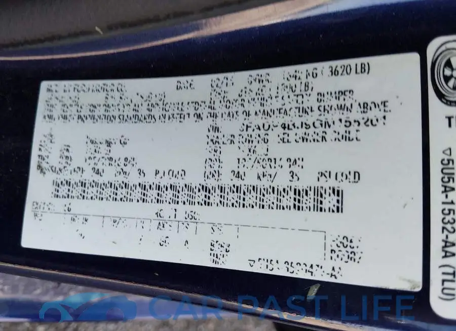 3FADP4BJ9GM158201# 9
