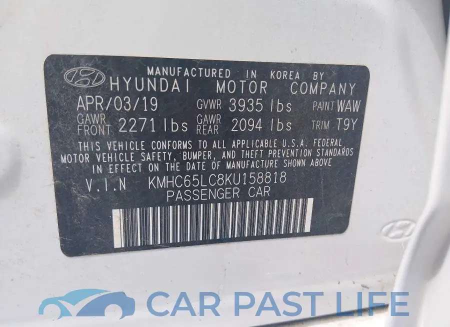 KMHC65LC8KU158818# 9