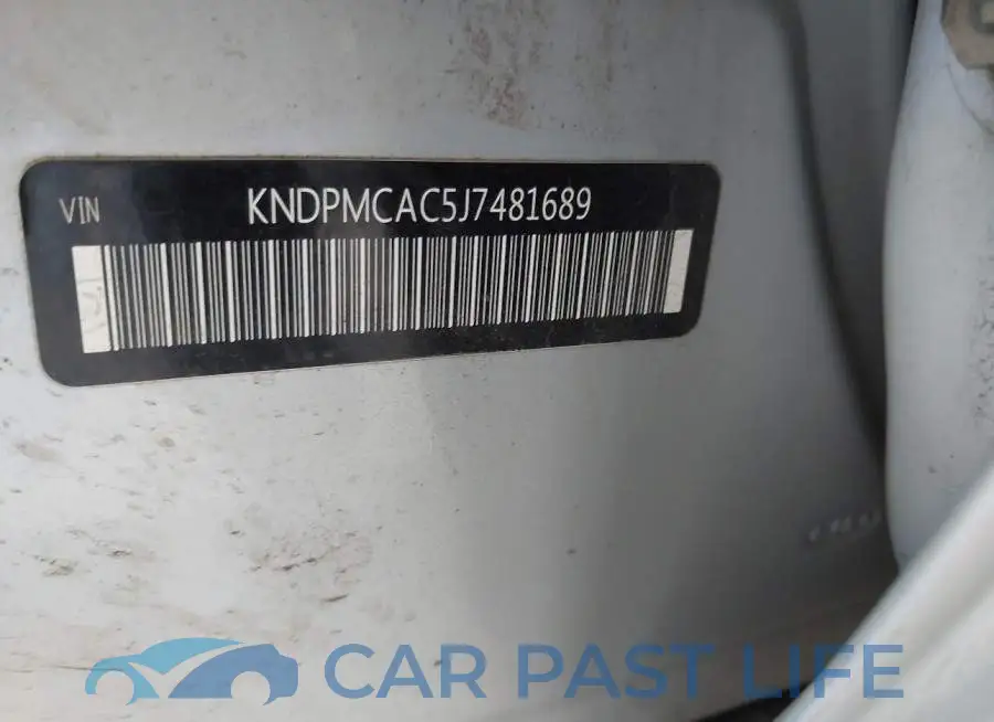 KNDPMCAC5J7481689# 9