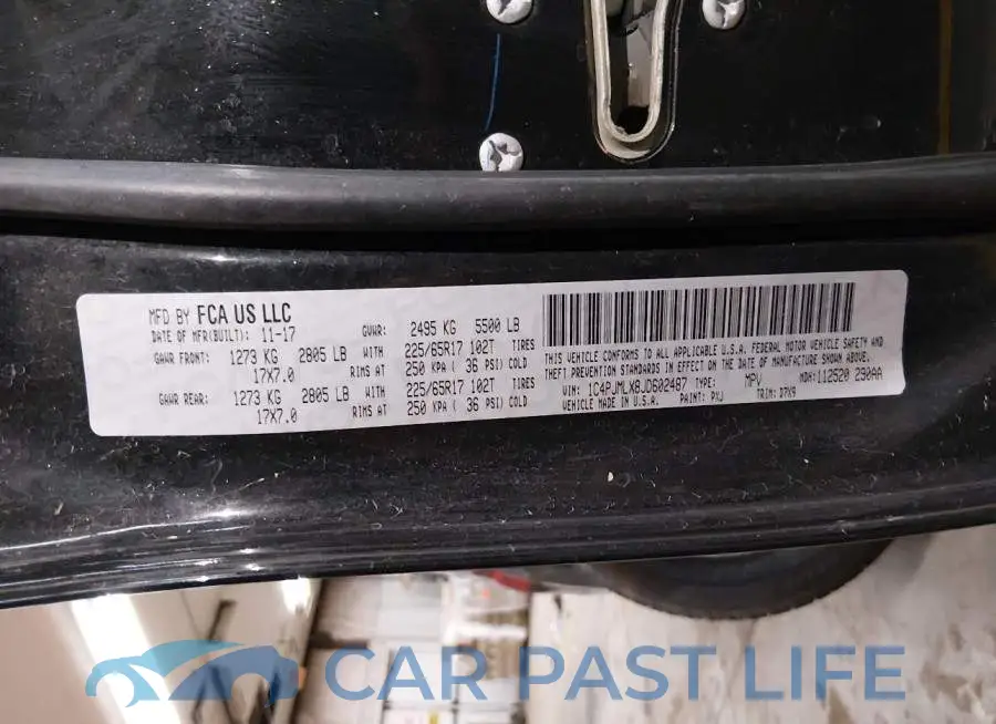 1C4PJMLX8JD602487# 9