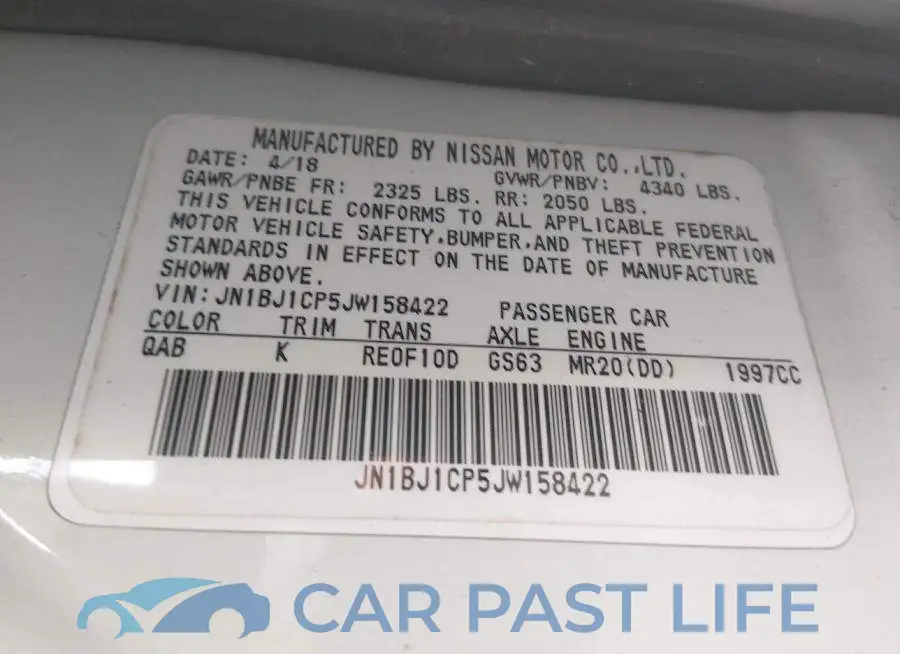 JN1BJ1CP5JW158422# 9