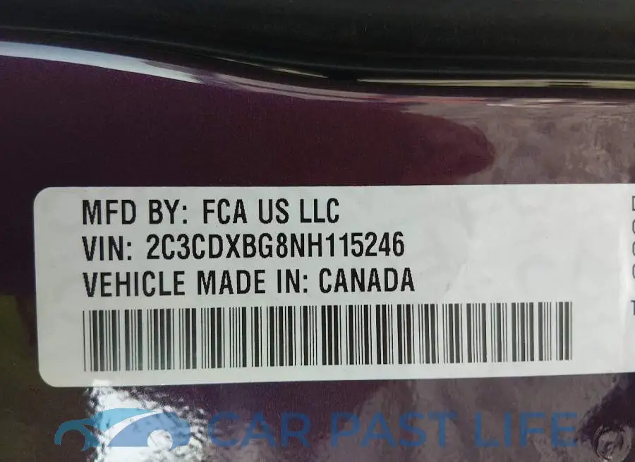 2C3CDXBG8NH115246# 9
