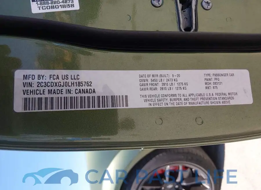 2C3CDXGJ0LH185762# 9