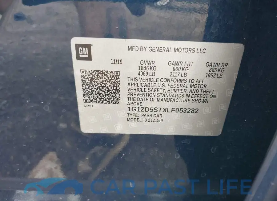 1G1ZD5STXLF053282# 9