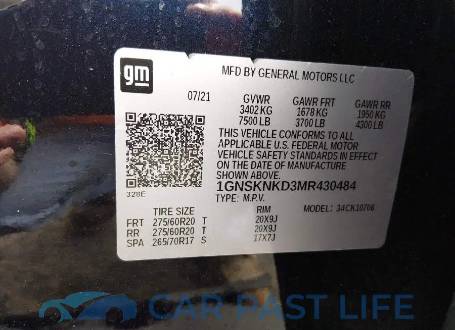 1GNSKNKD3MR430484# 9