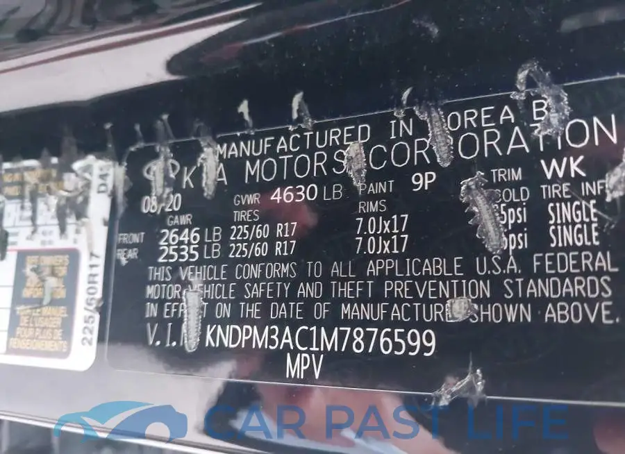 KNDPM3AC1M7876599# 9