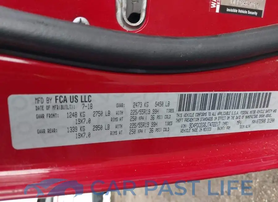 3C4PDCEG6JT472217# 9