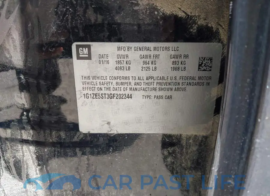 1G1ZE5ST3GF202344# 9