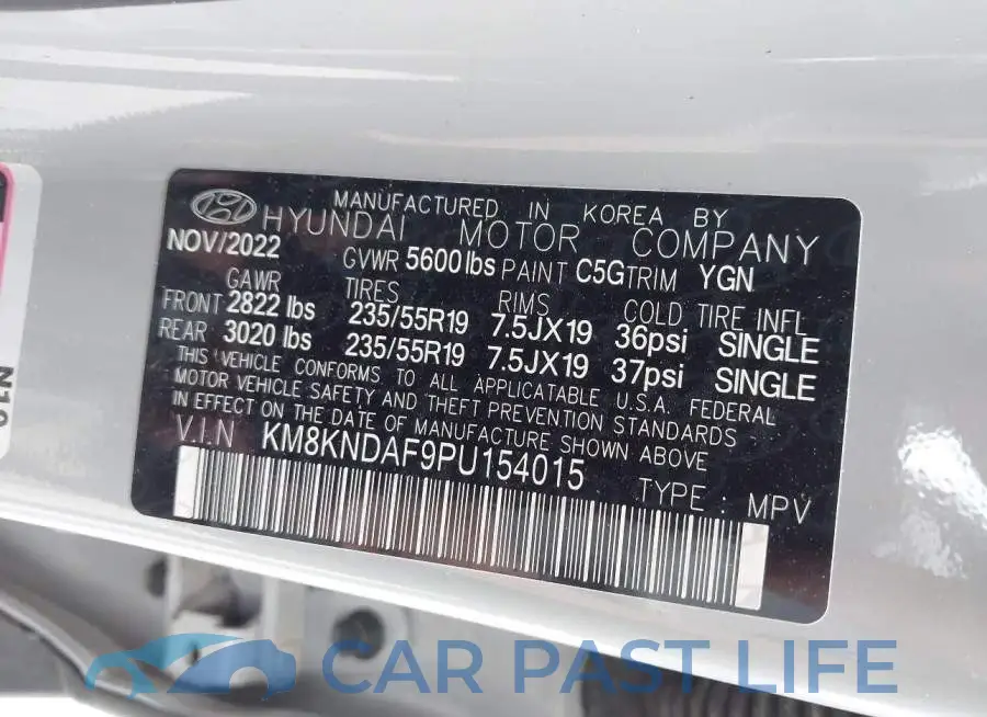 KM8KNDAF9PU154015# 9