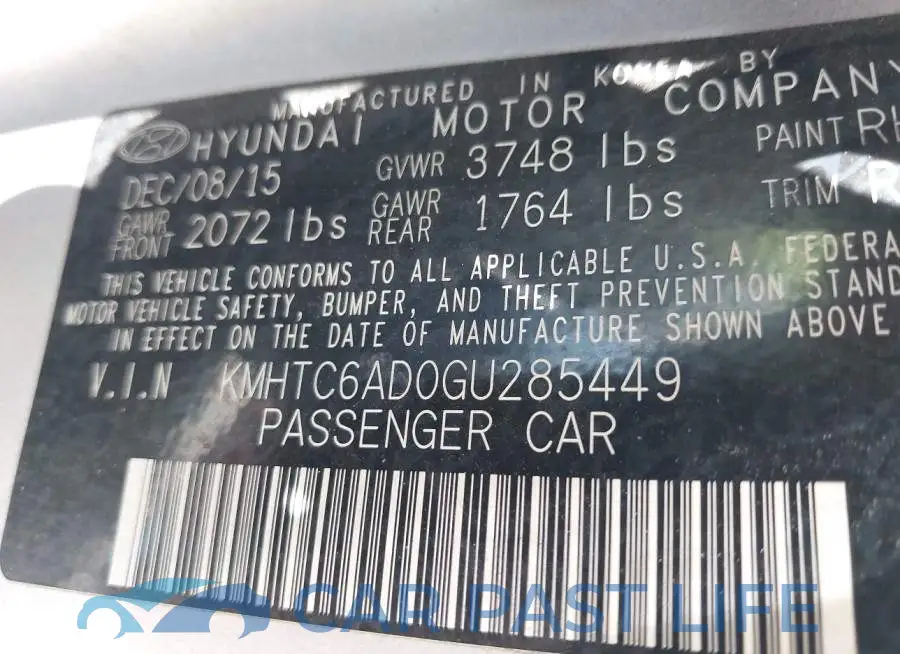 KMHTC6AD0GU285449# 9