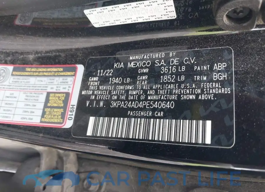3KPA24AD4PE540640# 9