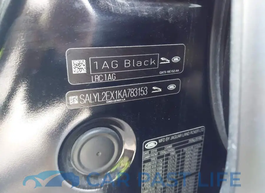 SALYL2EX1KA783153# 9