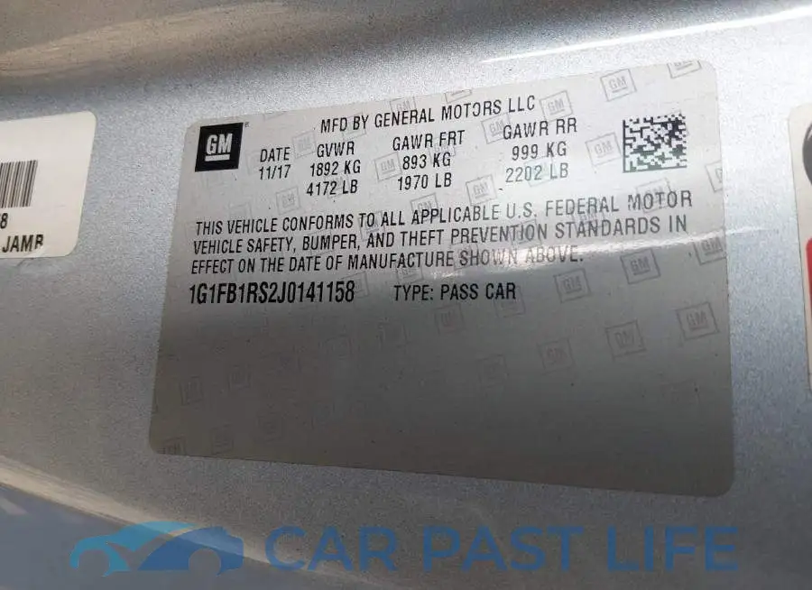 1G1FB1RS2J0141158# 9