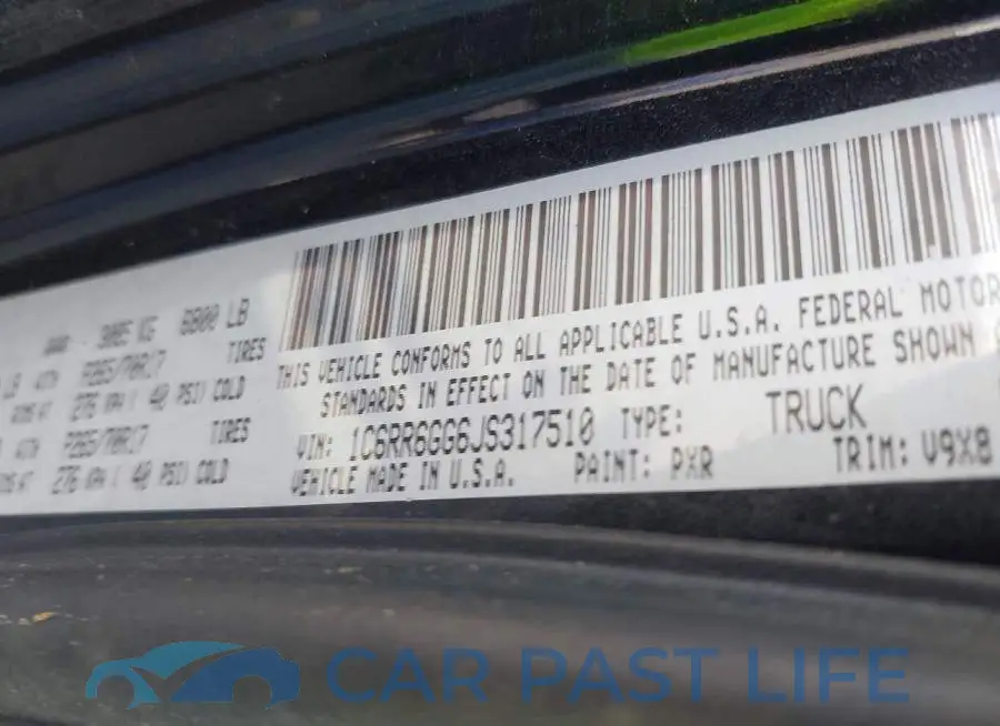 1C6RR6GG6JS317510# 9