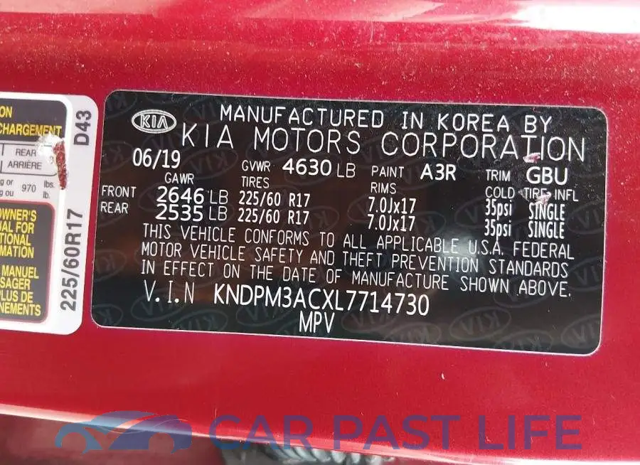KNDPM3ACXL7714730# 9