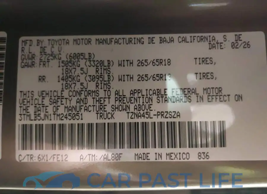 3TMLB5JN1TM245051# 9
