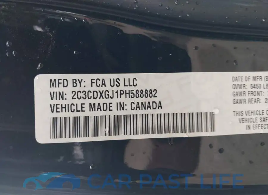2C3CDXGJ1PH588882# 9