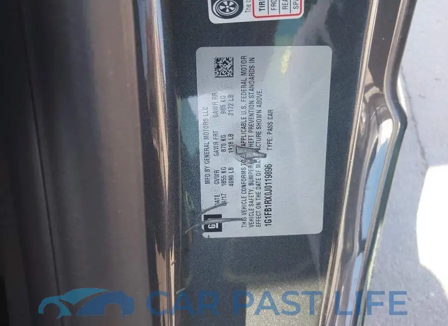 1G1FB1RX0J0119896# 9