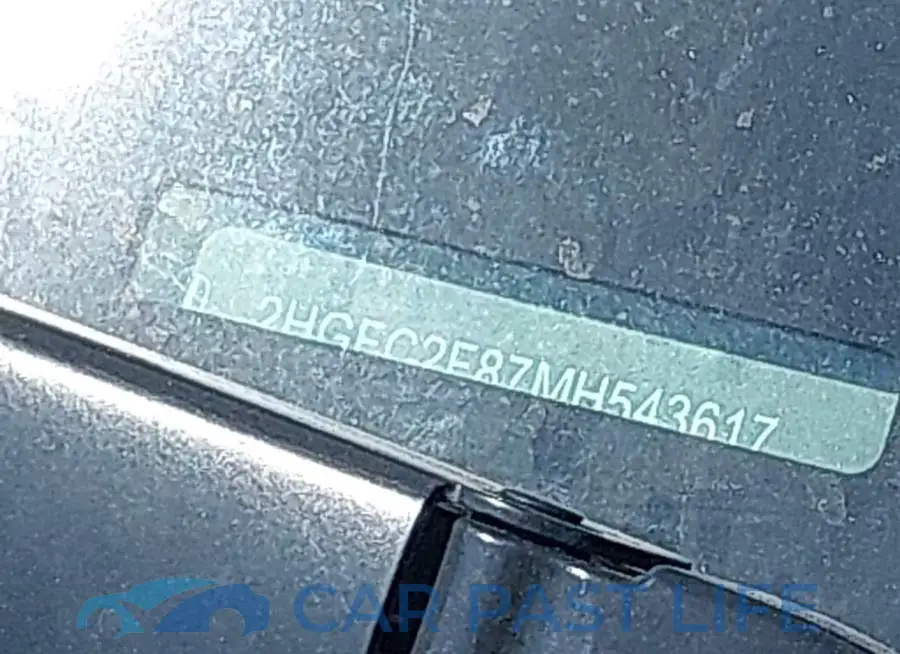 2HGFC2F87MH543617# 16