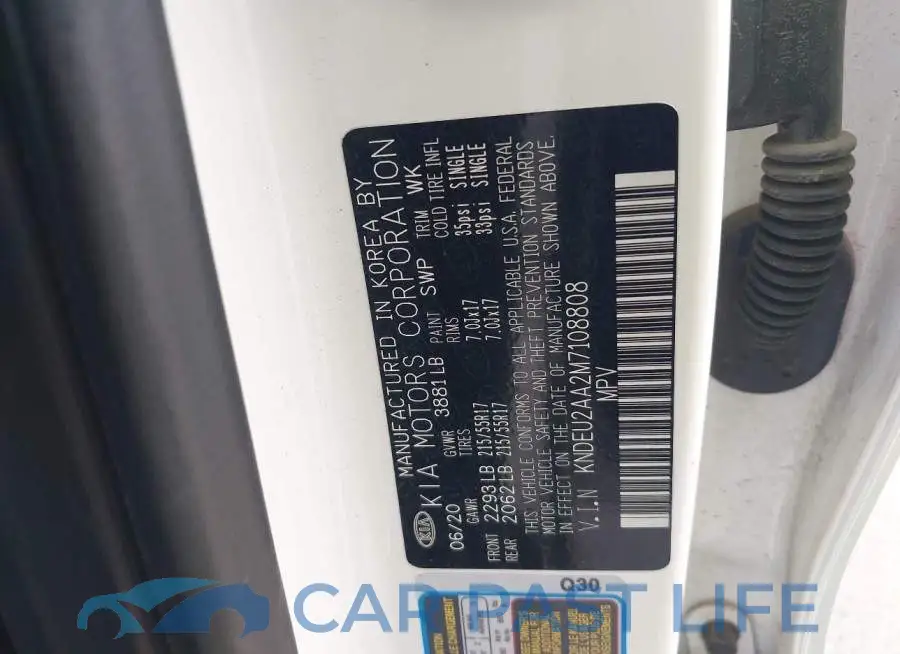 KNDEU2AA2M7108808# 9