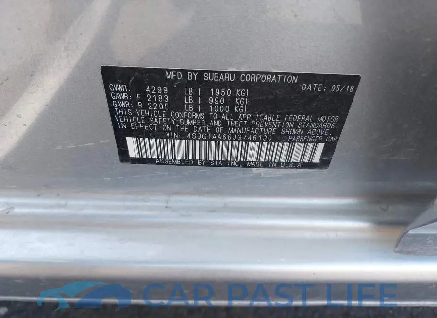 4S3GTAA66J3746130# 9
