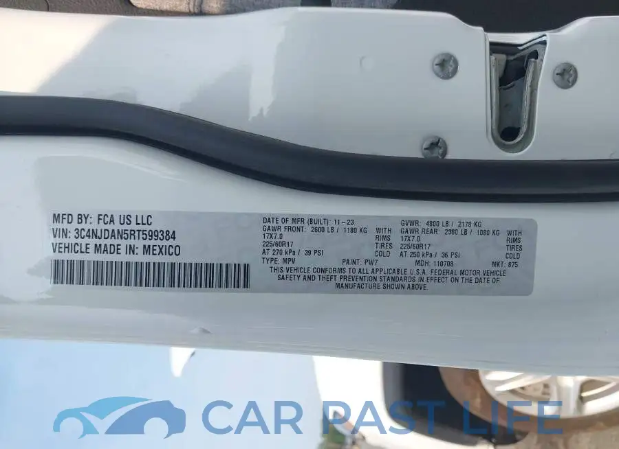 3C4NJDAN5RT599384# 9