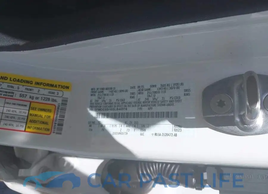 1FMDE8BH0SLB40518# 9