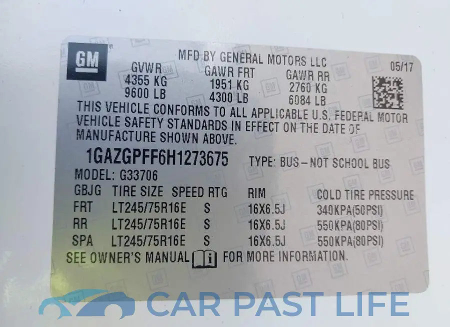 1GAZGPFF6H1273675# 9