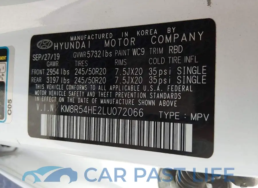 KM8R54HE2LU072066# 9