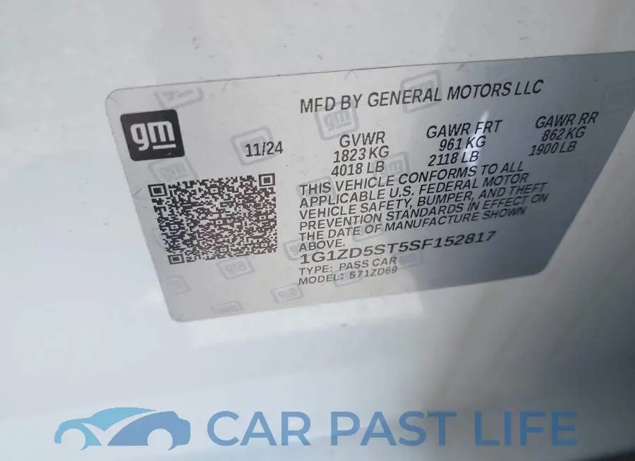 1G1ZD5ST5SF152817# 9