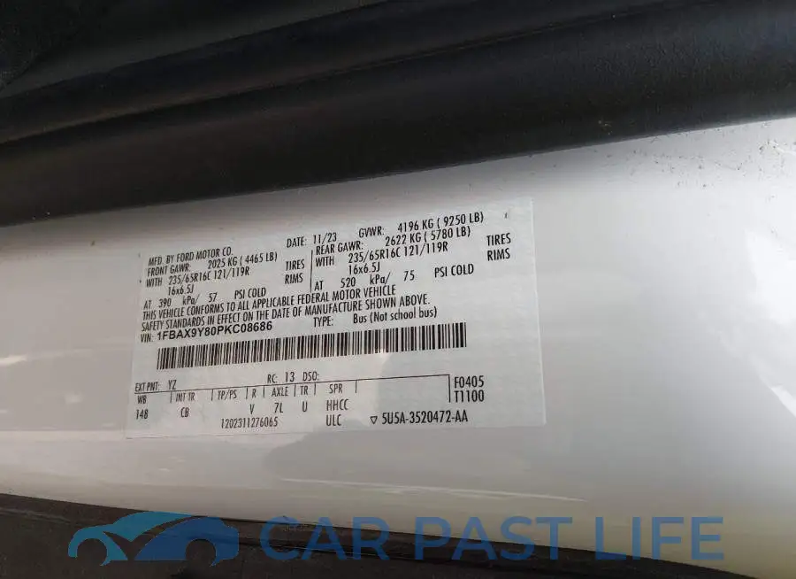 1FBAX9Y80PKC08686# 9