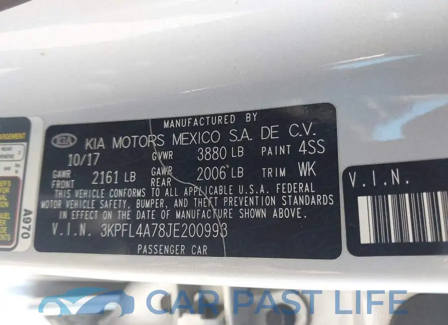 3KPFL4A78JE200993# 9