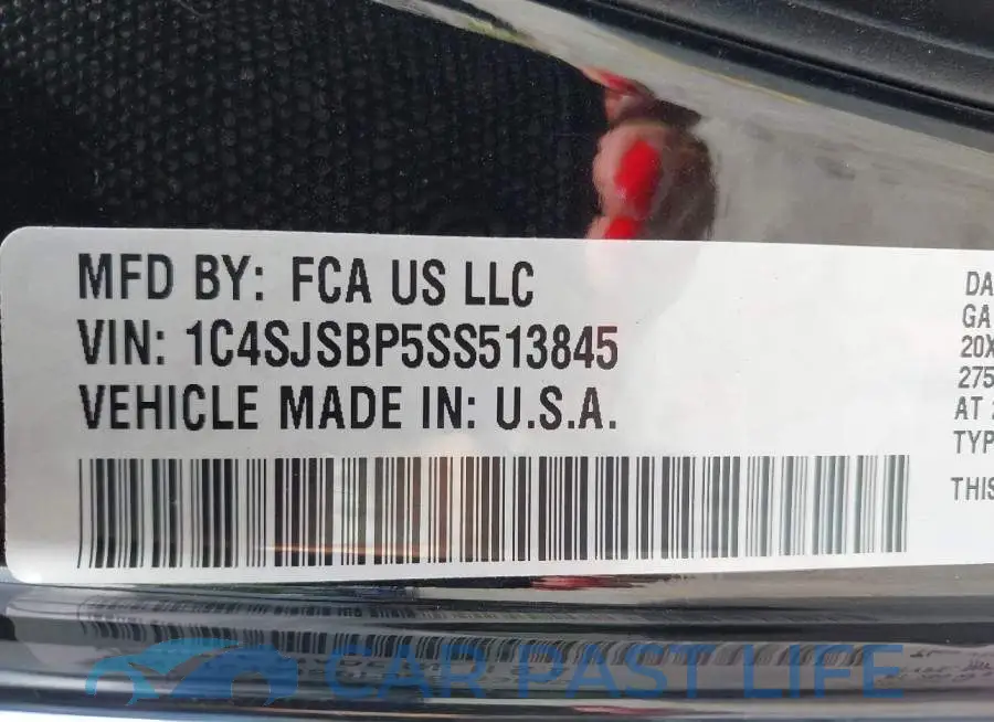 1C4SJSBP5SS513845# 9