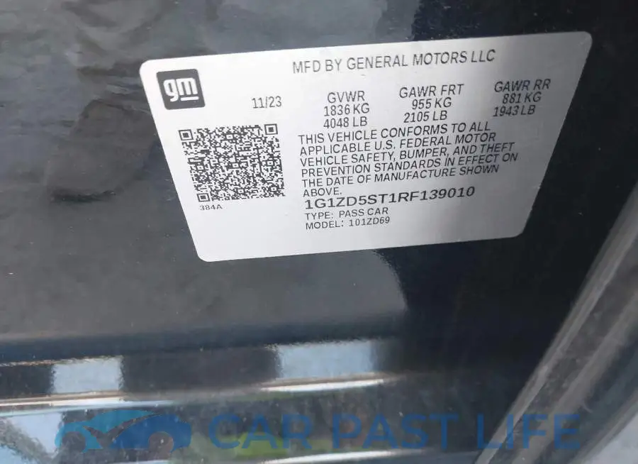 1G1ZD5ST1RF139010# 9