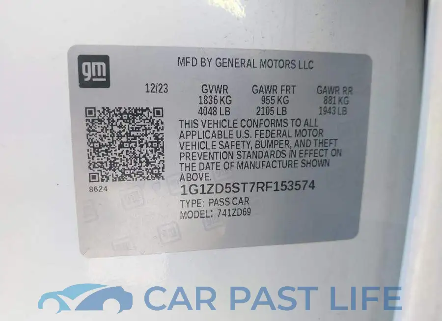 1G1ZD5ST7RF153574# 9