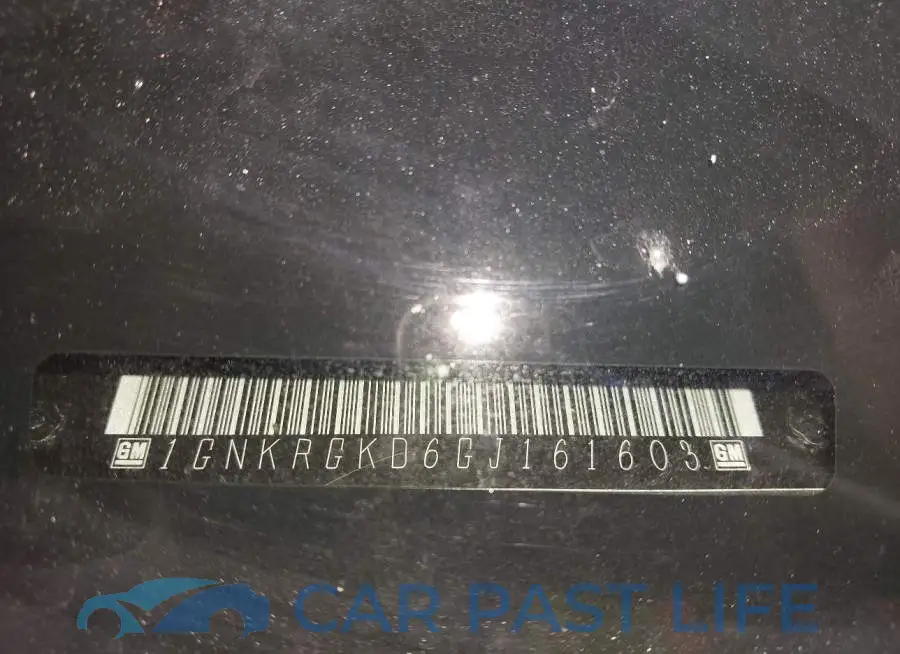 1GNKRGKD6GJ161603# 9