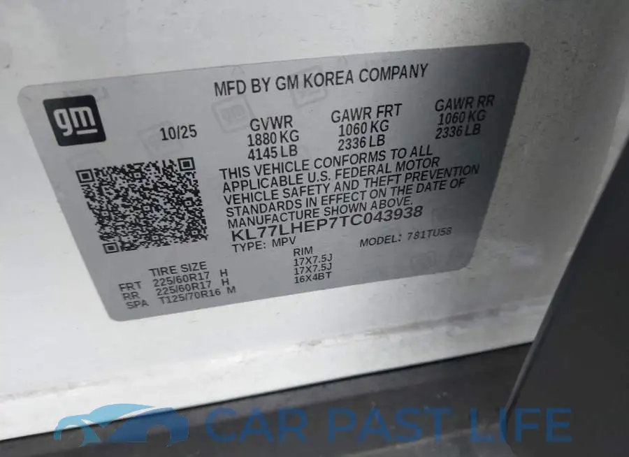 KL77LHEP7TC043938# 9