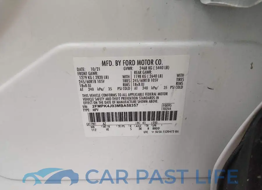2FMPK4J93MBA58357# 9
