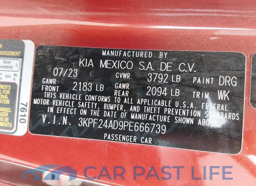 3KPF24AD9PE666739# 9