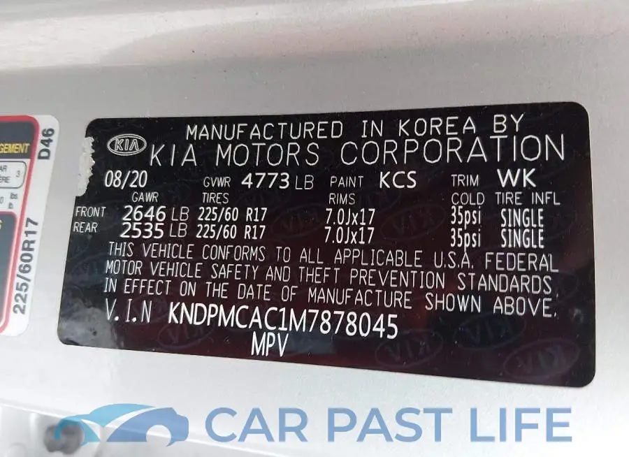 KNDPMCAC1M7878045# 9