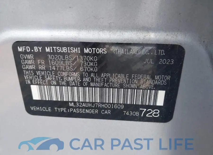 ML32AUHJ7RH001609# 9