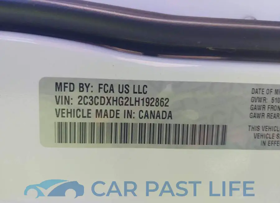2C3CDXHG2LH192862# 9