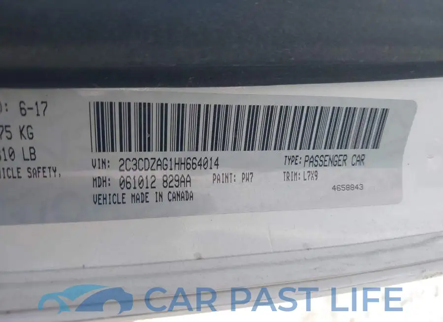 2C3CDZAG1HH664014# 9