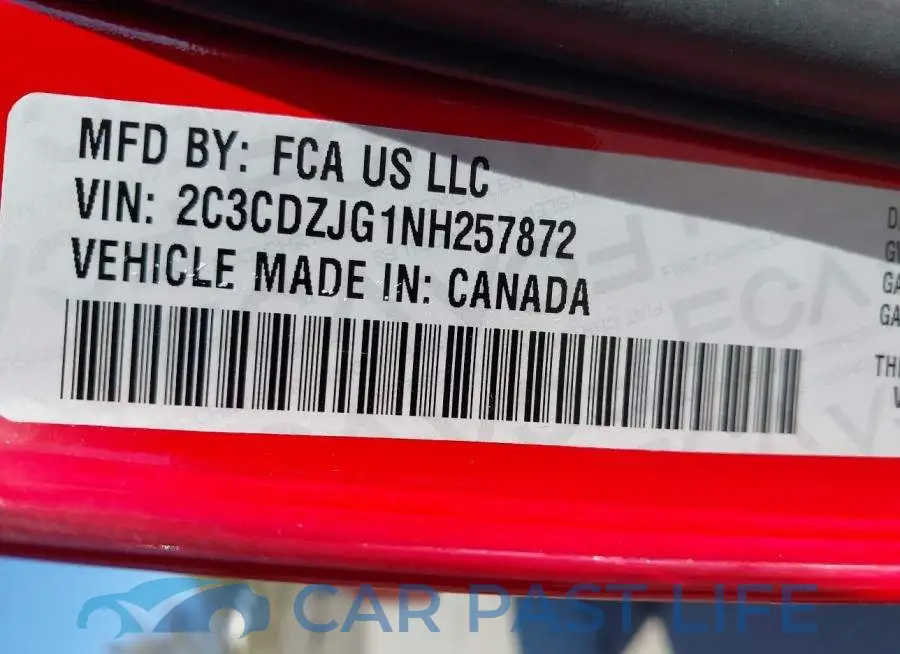 2C3CDZJG1NH257872# 9