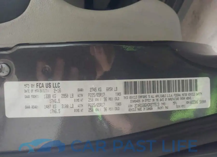 2C4RDGBGXGR277513# 9