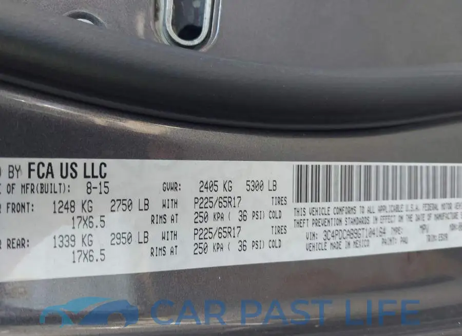 3C4PDCAB9GT104164# 9