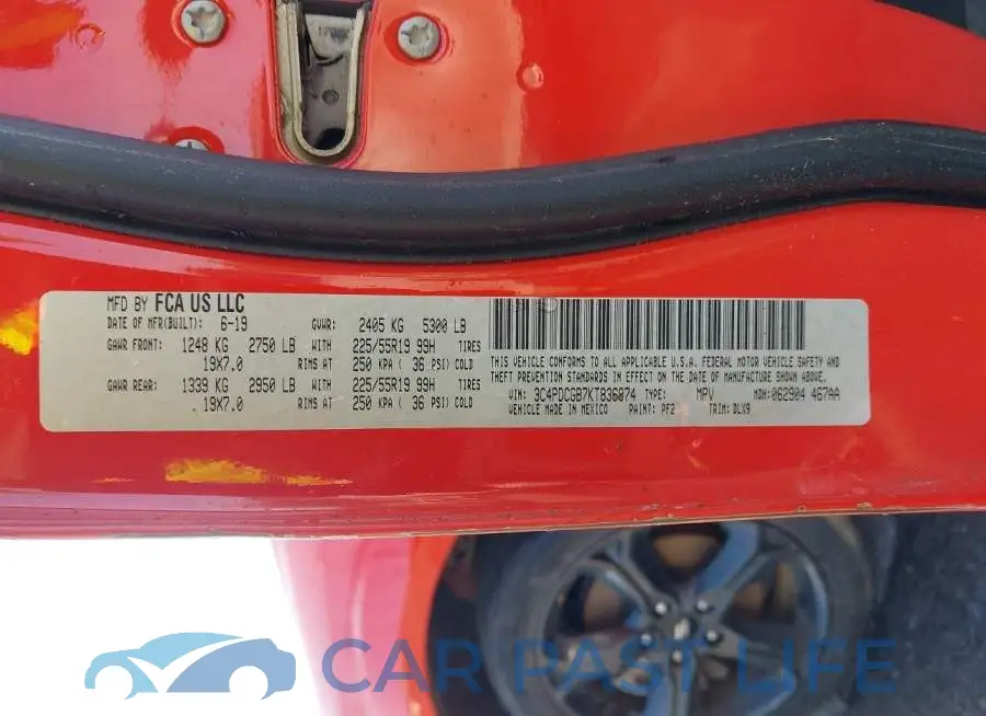3C4PDCGB7KT836874# 9