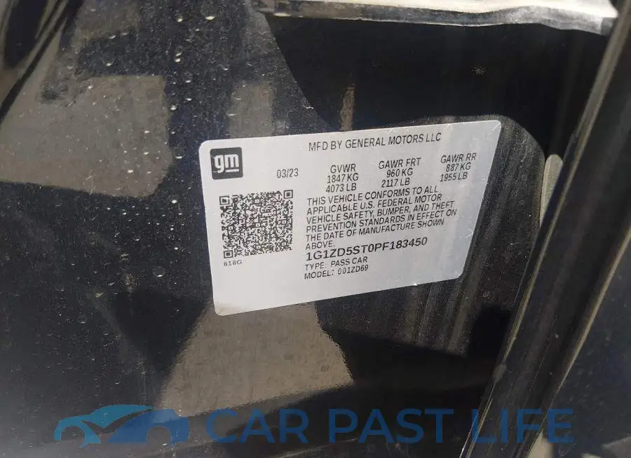 1G1ZD5ST0PF183450# 9