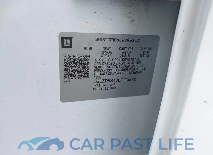 1G1ZD5ST3LF113872# 9